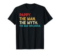 Pappy The Man The Myth The Bad Influence Vintage Pappy T-Shirt