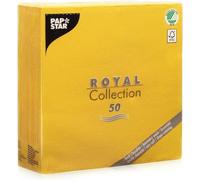 Papstar 11609 - paper napkins (Yellow, Monotone, FSC)