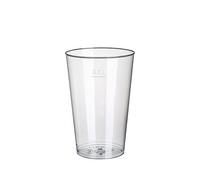 Papstar 12140 50 Polystyrene Drinking Cup 0.3 L Diameter 7.9 cm x 11.9 cm Transp
