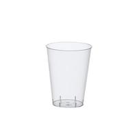 Papstar 12162 50 Polystyrene Drinking Cup 0.2 L Diameter 7.5 cm x 9.7 cm Transparent