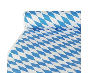 Papstar 12543 Cardboard Paper Table Cloth with Damask Embossing 20 x 1/10 x 1 m/Bavarian Blue