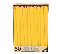 Papstar 17970 50 Candles Diameter 2.2 x 25 cm Yellow