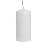 PAPSTAR 17984 Pillar Candles, Paraffin Wax, White, Unscented