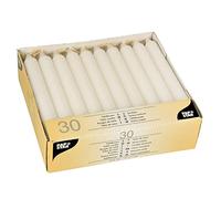 PAPSTAR 30 Dinner Candles Diameter 2.1 cm 19.6 cm White
