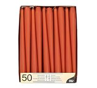 PAPSTAR 50 Candlestick Candles Diameter 2.2 cm 25 cm Rust