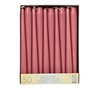 PAPSTAR 50 Candlestick Candles Diameter 2.2 x 25 cm Dusky Pink