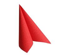 Papstar - 50 Serviettes ROYAL Collection 1/4-fold 40 cm x 40 cm Red # 84879 CASALI
