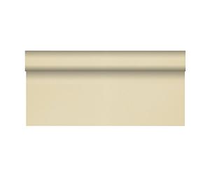 Papstar #84936 Tablecloth Fabric-Like Fleece "Soft Selection Plus" 25 m x 1.18 m Champagne on Roll