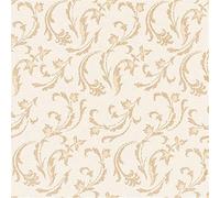 Papstar #84995 Royal Collection Napkins, 1/4 fold, 40 x 40 cm, Champagne, Pack of 50
