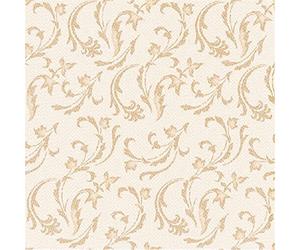 Papstar #84995 Royal Collection Napkins, 1/4 fold, 40 x 40 cm, Champagne, Pack of 50