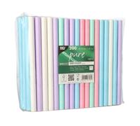 Papstar Bubble Tea Straws Color Assorted