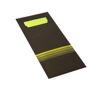 Papstar Cutlery Bags Black Lemon 200x85 mm 520 Pieces