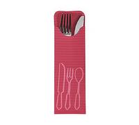 Papstar Cutlery Bags Made of Paper Bordeaux 235 x 73 mm 100 Pieces