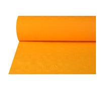 Papstar Damask Tablecloth Orange 50 x 1m 16797