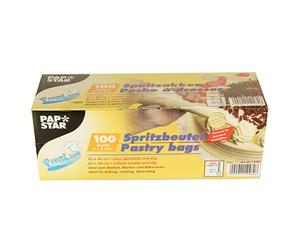 Papstar Disposable Piping Bag 1800 ml 460 x 230 mm Transparent 100 Pieces