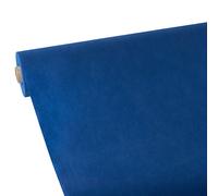 Papstar Fleece Tablecloth Dark Blue Soft Selection 25 x 1.18 m