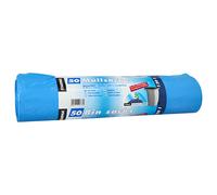 Papstar garbage bags blue HDPE 120 L