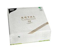 PAPSTAR Napkins, Tissue, White, 40 cm x 40 cm