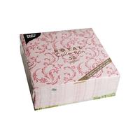 PAPSTAR, Royal Collection #84999 Serviettes 1/4 Fold 40 cm x 40 cm Bordeaux Damascato