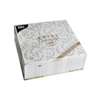 Papstar Royal Collection #85005 Napkins 1/4 Fold, 40 cm x 40 cm, Grey, Pack of 50