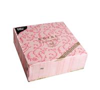 Papstar Royal Collection #84998 Serviettes 1/4 Fold 40 cm x 40 cm Red Damascato