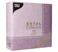 Papstar Napkins Lilac 40x40 cm 50 Pieces