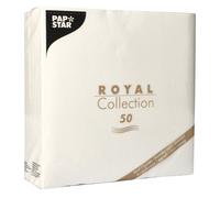Papstar Napkins Plain White 40 x 40cm 50 Pieces