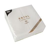 Papstar Napkins ROYAL Collection White 40x40cm 50 Pieces