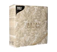 Papstar Napkins Sand ROYAL Collection Nature 40x40cm 50 Pieces