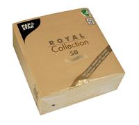 Papstar Napkins Uni Fold Sand Series Royal Collection 50 Pieces