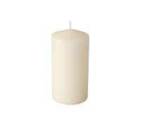 Papstar Pillar Candles Set of 10(Diameter 40/L 90 MM) Cream