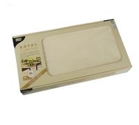 PAPSTAR, Royal Collection #81888 Tablecloth 80 cm x 80 cm Champagne Pack of 20