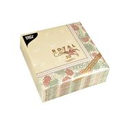 PAPSTAR, Royal Collection #85654 Napkins 1/4 Fold 40 cm x 40 cm Majestic Deer Pack of 50