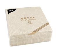 PAPSTAR Napkins, Tissue, Champagne, 7.8 x 20 x 20 cm