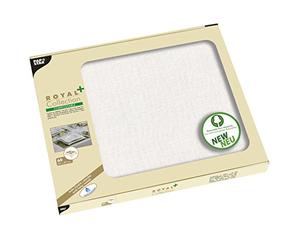 Papstar Royal Collection Plus, 60 Placemats which is just, Tissue 30 cm x 40 cm White # 85781