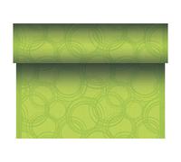 Papstar Table Runner PV-Tissue Lime Green ROYAL Collection 24mx40cm Bubbles