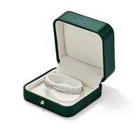 Papten Bangle Gift Box Bracelet Gift Box Women for Single Bangle Boxes for Birthday, Valentine's Day, Christmas, Mother's Day （Green）