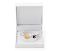 Papten Bangle Gift Box - Elegant White Bracelet Presentation Gift Box Bangle Storage Case for Weddings, Birthdays & Anniversaries
