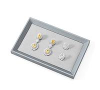 Papten Jewellery Tray Blue Jewellery Display Tray for Drawer Entrance Hall