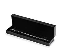 Papten Long Chain/Bracelet Gift Box - Luxury Black Jewellery Box Necklace Storage Jewellery Display Boxes for Engagement Wedding Mothers Day Thanksgiving Birthday Gifts