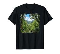 Papua Guinea Rainforest Tropical Jungle Landscape Design T-Shirt