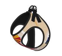 Papua New Guinea Flag Map Print Harness Leash Set For Cat And Small Dog, Adjustable, Reflective, And Escape-Proof Vest With Soft Breathable Mesh Lining