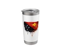 Papua New Guinea Flag Stainless Steel Insulated Tumbler