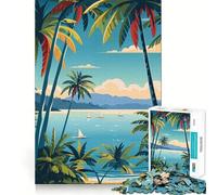 Papua New Guinea Jigsaw Puzzles for Adults 1000 Pieces Mind Skill Toy Slow Enjoy Design Assembly Lovely Gift (50x75cm)