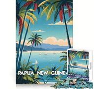 Papua Tropical Escape 1000 Piece Jigsaw Puzzles for Adults Jigsaw Logic Sense Toy Leisure Fun Smooth Edge Heartfelt Gift (50x75cm)