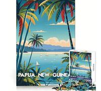 Papua Tropical Escape 1000 Piece Jigsaw Puzzles for Adults Jigsaw Logic Sense Toy Leisure Fun Smooth Edge Heartfelt Gift (38x26cm)