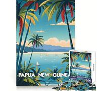 Papua Tropical Escape Jigsaw Puzzles for Adults 1000 Piece Logic Boost Toy Group Joy Premium Edge Bday Surprise (38x52cm)