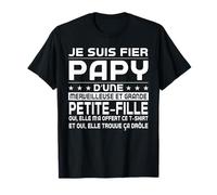 Papy d'une et Grande Petite-Fille Grandpa T-Shirt