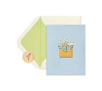 Papyrus Blank Card (With Love Flowers)