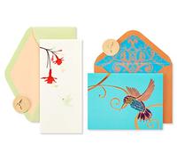 Papyrus Blank Cards with Envelopes, Hummingbirds (2-Count)